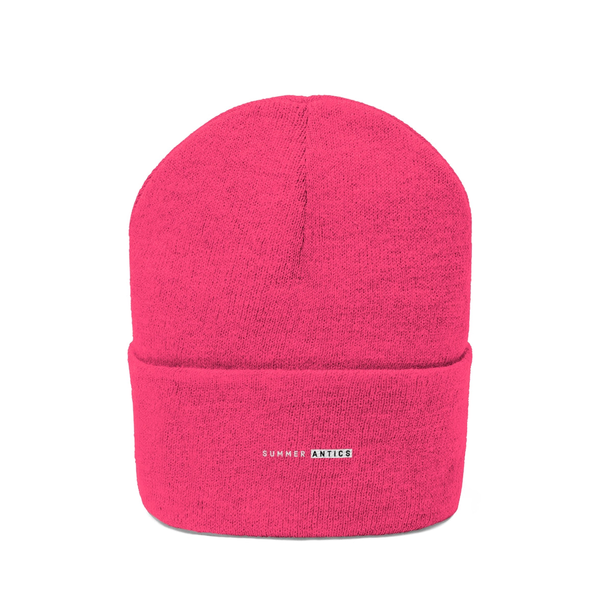 Summer Antics Embroidered Knit Beanie